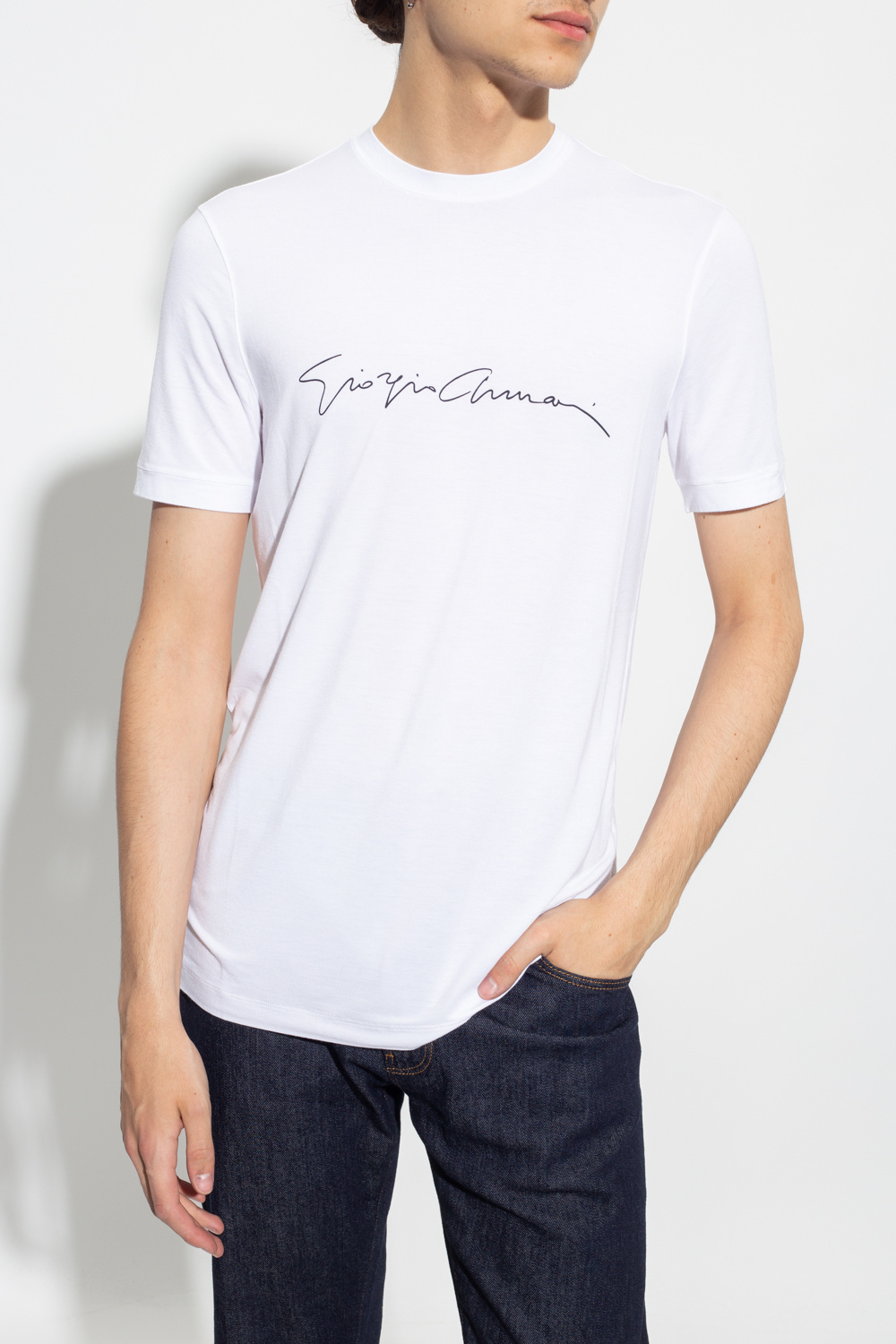 Giorgio armani t shirt on sale mens